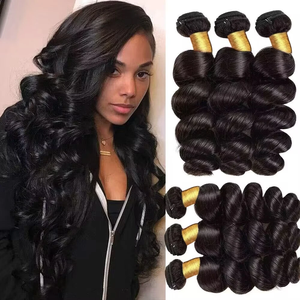 Brazilian Body Wave Hair Bundles 10A Unprocessed Raw Natural Color 100% Virgin Human Hair Weave Wholesale Price For Black Women