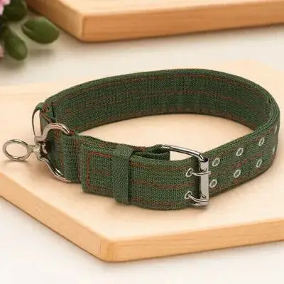 

Adjustable Sheep Collar Cow Hauling Livestock Feeding Supply Durable Canvas Safety Thickened Explosion-Proof Buckle For Cattle