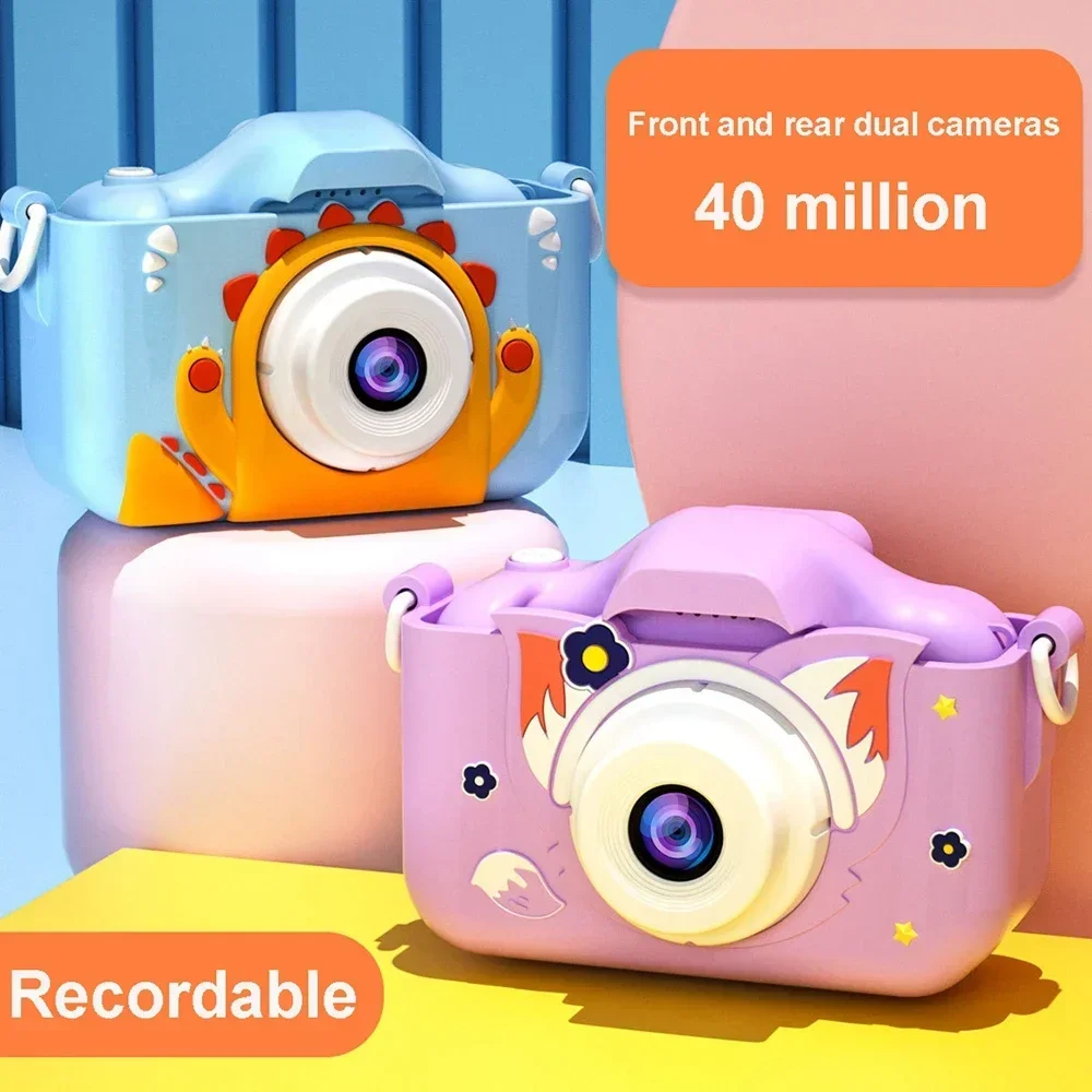 Mini Cartoon Kids Photo Camera 2 Inch HD Screen Children Digital Camera Video Recorder Camcorder Toys For Child Birthday Gift