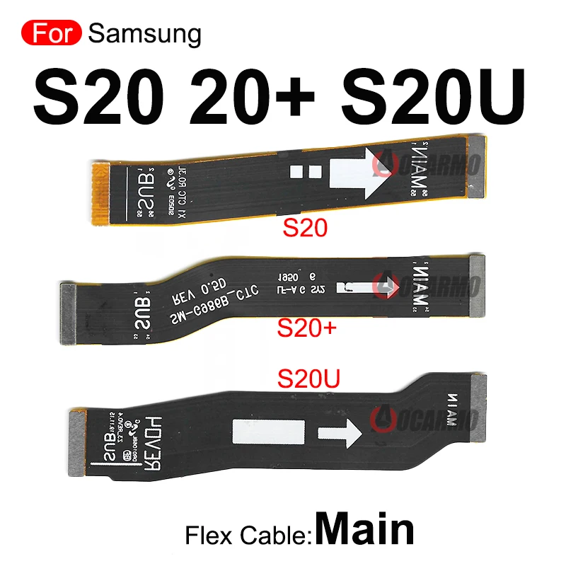 สำหรับ Samsung Galaxy S20 Ultra S20 Plus S20Lite S20FE S21 Wi-Fi เสาอากาศสัญญาณหลัก Board Connector LCD เมนบอร์ด Flex Cable