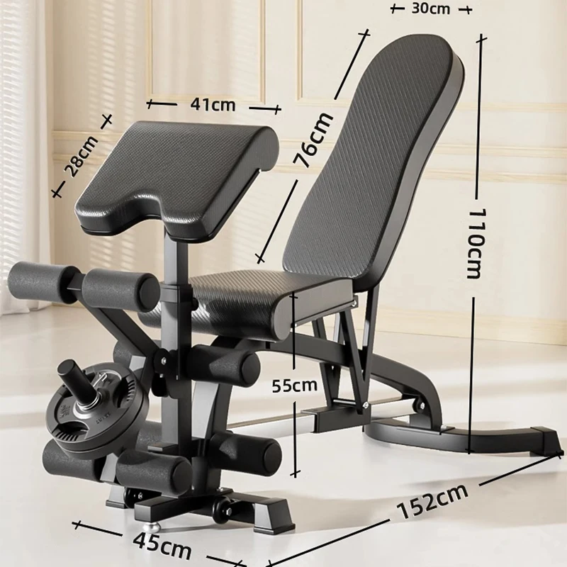 Dumbbell bench commercial professional fitness equipment home bench press bench sit-ups multifunctional fitness chair