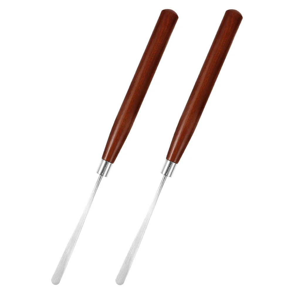 2 Pcs Nail Glue Stick Blender Stir Sticks Manicure Tools Makeup Plate Mixer Liquid Foundation Toning Spatula