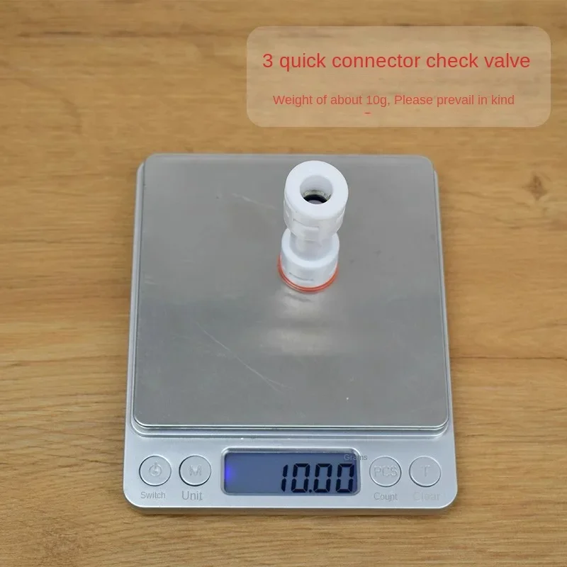 Suitable for Water Purifier Check Valve Push-in Non-return RO Reverse Osmosis System Filter 1/4 