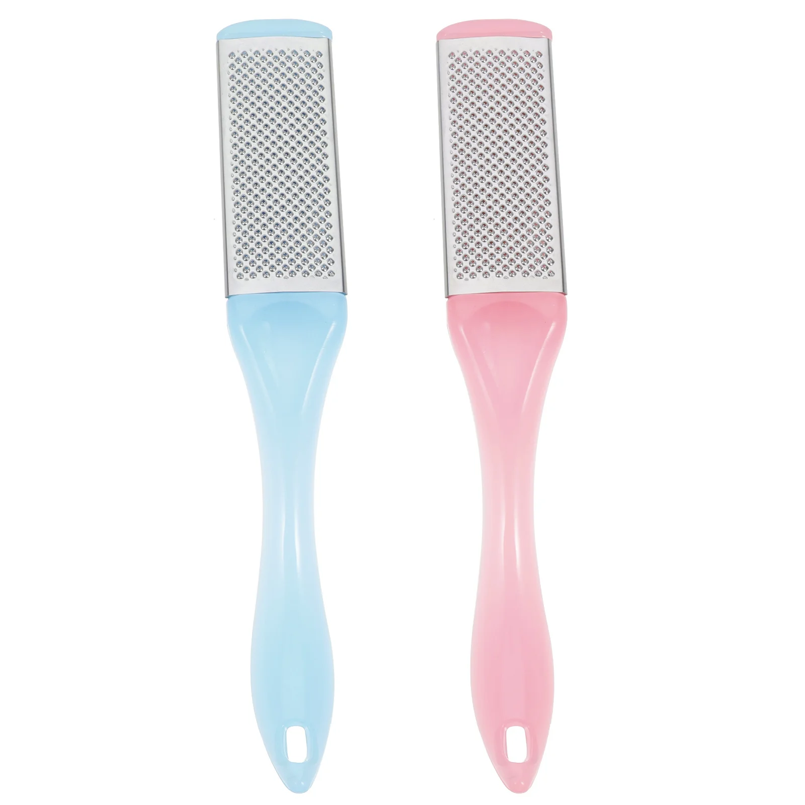 

2Pcs Ergonomic Handle Foot File Double Side Grinding Tool for Callus and Hard Skin Removal Pedicure Essential Women Foot Care
