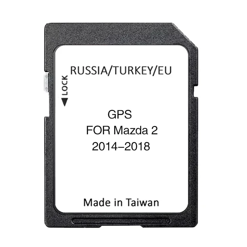 لمازدا 2 2014-2021 خريطة SD ألمانيا إسبانيا إيطاليا بولندا غطاء الطريق نسخة Sat Naviing بطاقة GPS