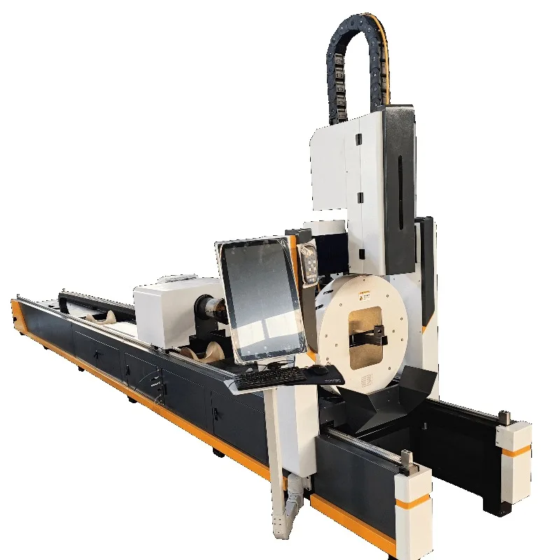 Automatic Metal  Pipe Cutting Machine for Fiber, Stainless Steel and Carbon Steel Round and square Pipes