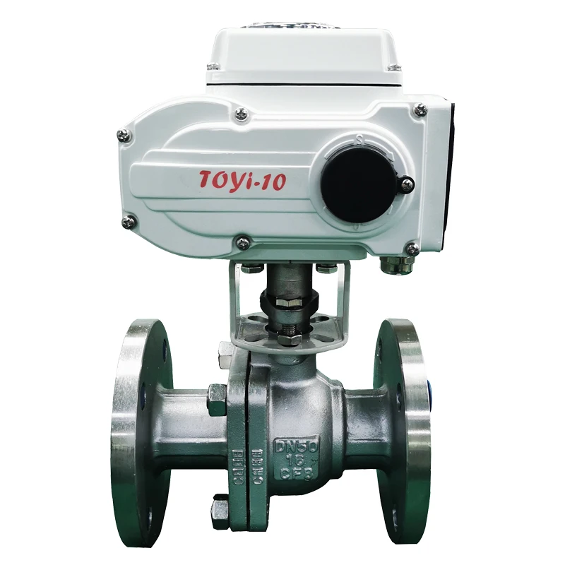 Dc24v 220v Electric Actuator 4-20ma Valve Actuator Electric Indicator Ball Valve