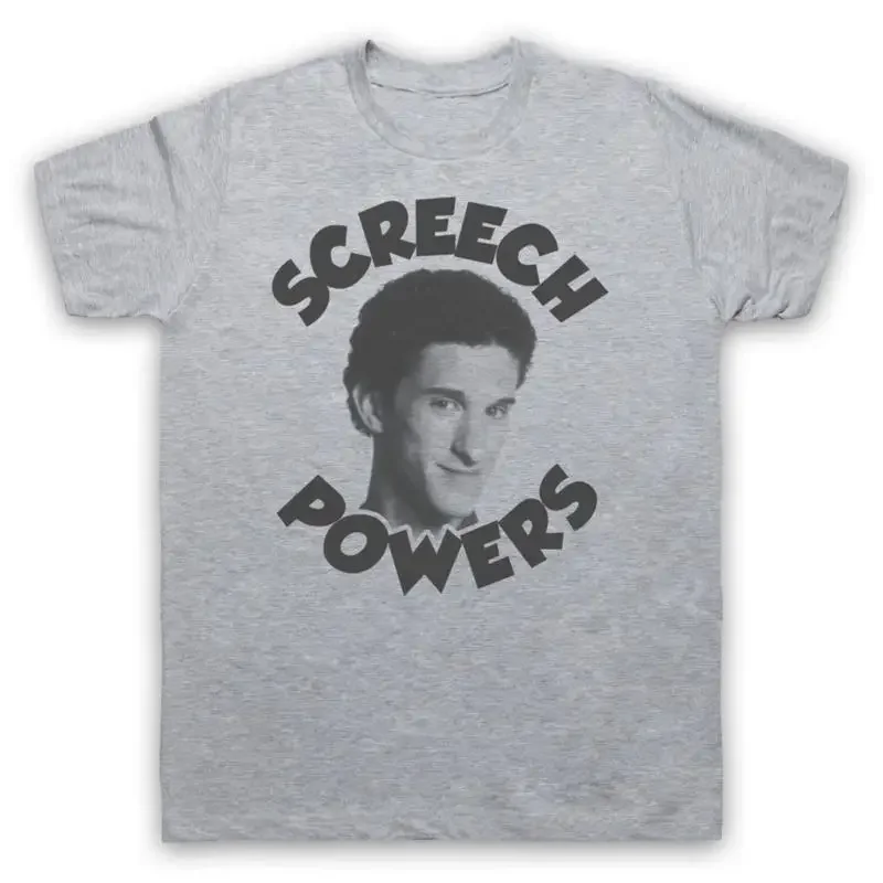 SCREECH POWERS UNOFFICIAL SAVED BY THE BELL CHARACTER MENS WOMENS T SHIRT
