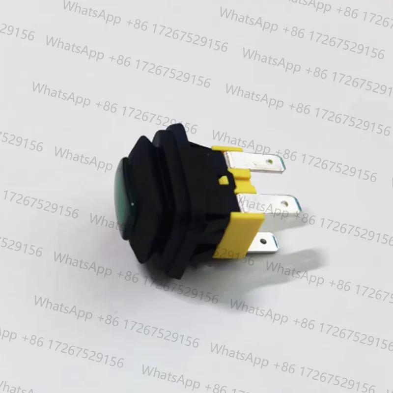 For Scotsman Ice Maker NU Series Red Cleaning Button & Green Rectangular Power Switch - Replacement Parts