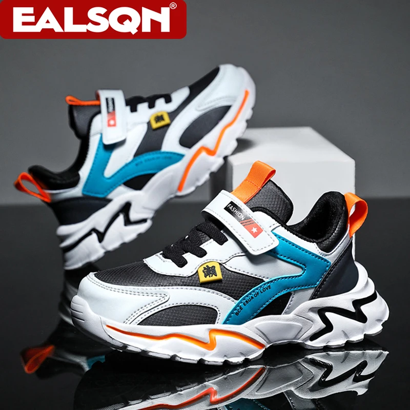 أحذية مشي جلدية جديدة للأطفال موضة أحذية رياضية كاجوال للأولاد للتنس في الهواء الطلق نعل مانع للانزلاق #1