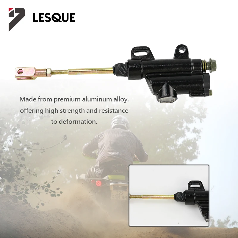 

LESQUE Dirt Pit Bike Задний дисковый тормоз в сборе Насос ножного тормоза Суппорт для 70cc 90cc 110cc 125cc 150cc 250cc ATV Off Road