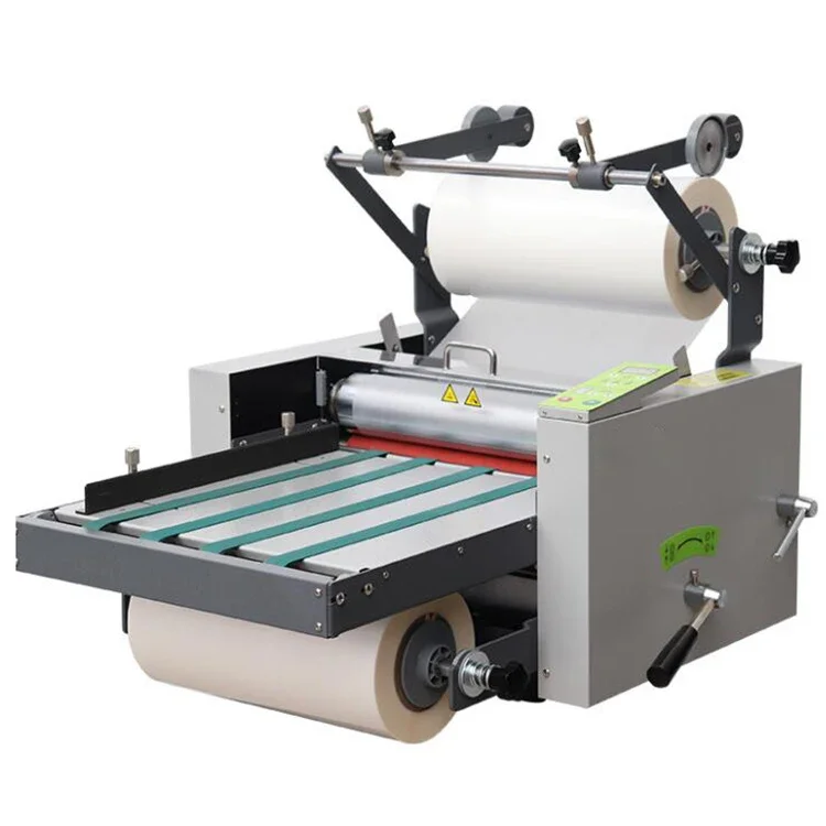 BO-L388 cold laminating machine electric roll to roll lamination machine