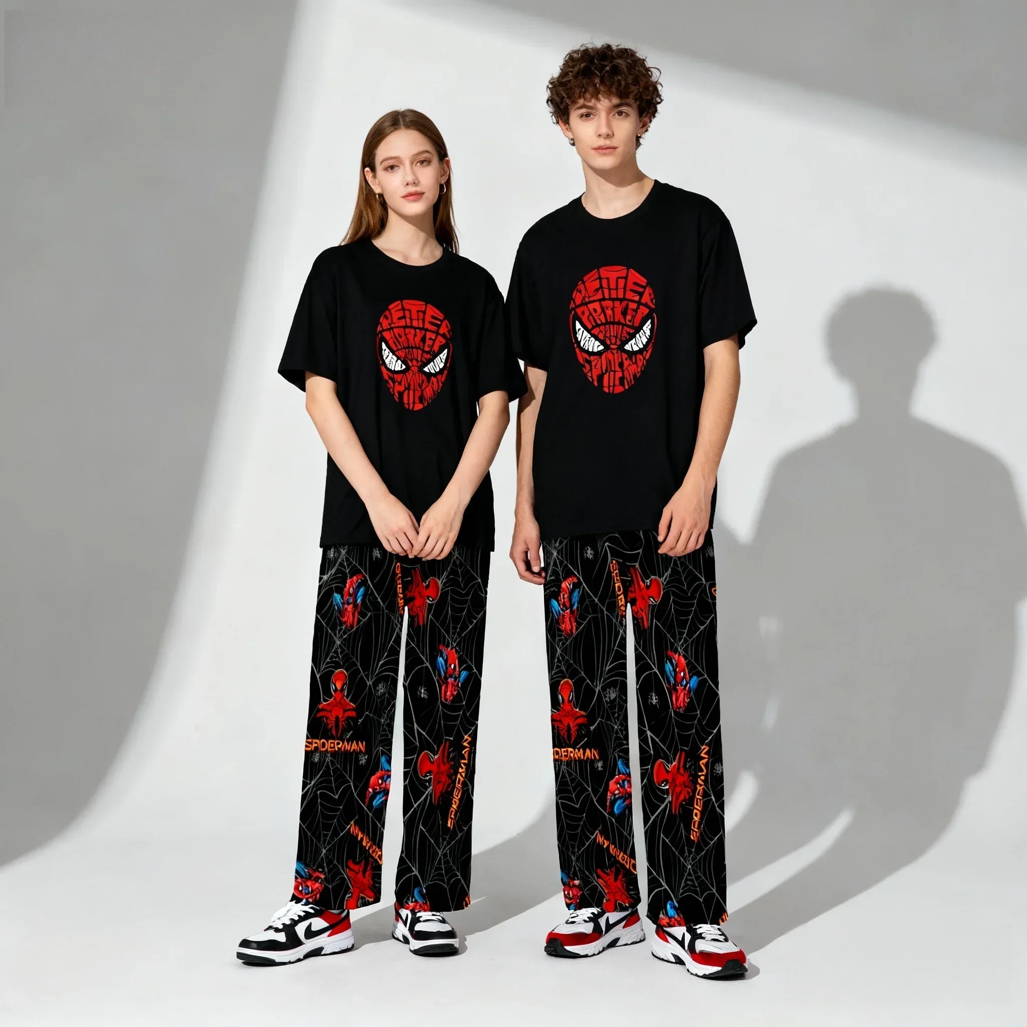 مجموعة سراويل جديدة الأكثر مبيعًا من سلسلة ديزني فيلم هيرو المتفجرة في الشارع كبيرة الحجم للبالغين للربيع والخريف بأكمام قصيرة #4