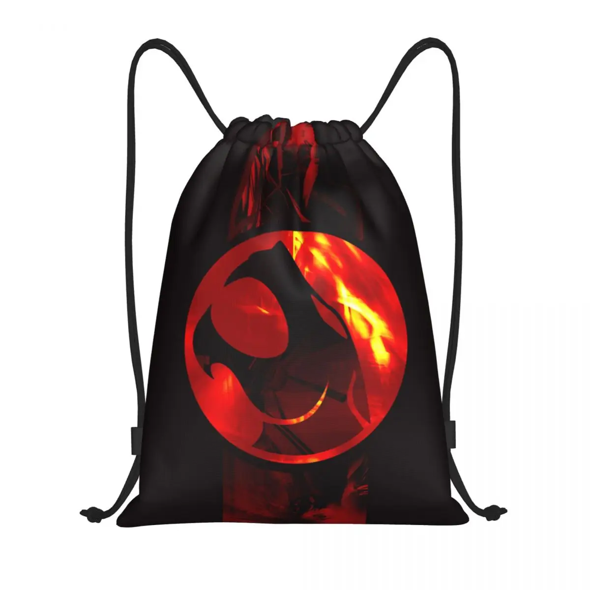 Custom Thundercats Drawstring Bags for Shopping Yoga Backpacks Men Women Cartoon Anime Sports Gym Sackpack