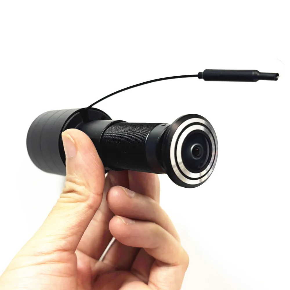 ICSEE Door Eye Hole Security 2MP 3MP POE 1.7mm Lens Wide Angle FishEye CCTV Network Mini Peephole Door Wifi Camera P2P Xmeye VMS