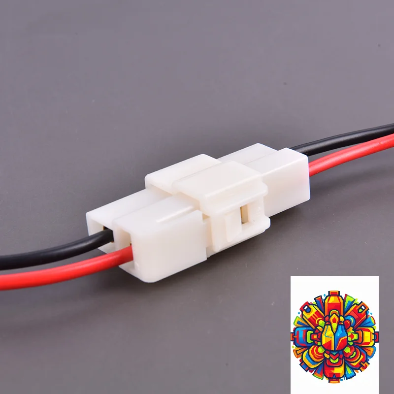 2‑Pin DC Power Male Female Connector Plug T‑Shape Power Adapter Replacement For Walkie Talkie Two‑Way Radio Connect Spare Parts