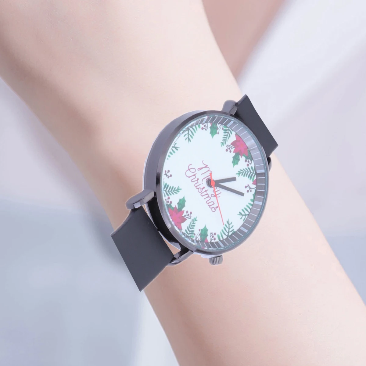 

Watch for Men Letter Wreath Watches Christmas Quartz Fashionable and Versatile Man