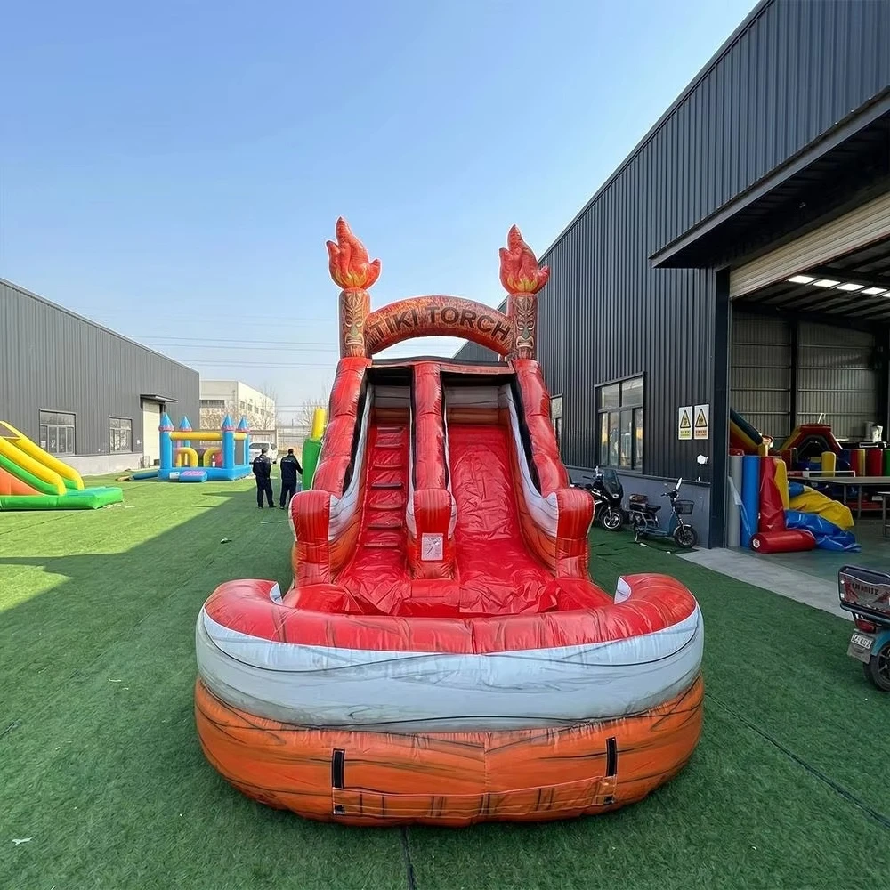 Tropikal tarzda, havuzlu ticar - Water Slide Inflatable incelemesi ve fiyatı