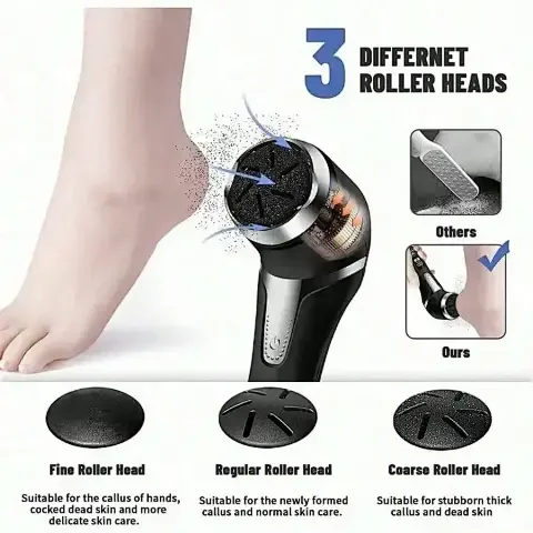 Foot Exfoliation Care Set, Electric Foot Grinder, Suitable for Removing Dead Skin, Hard Skin, and Chapped Skin from the Feet - Gift for Mom, Valentine's Day Gift, Gift for Boyfriend, Holiday Gift, Electric Dead Skin Remover for Cracked Heels