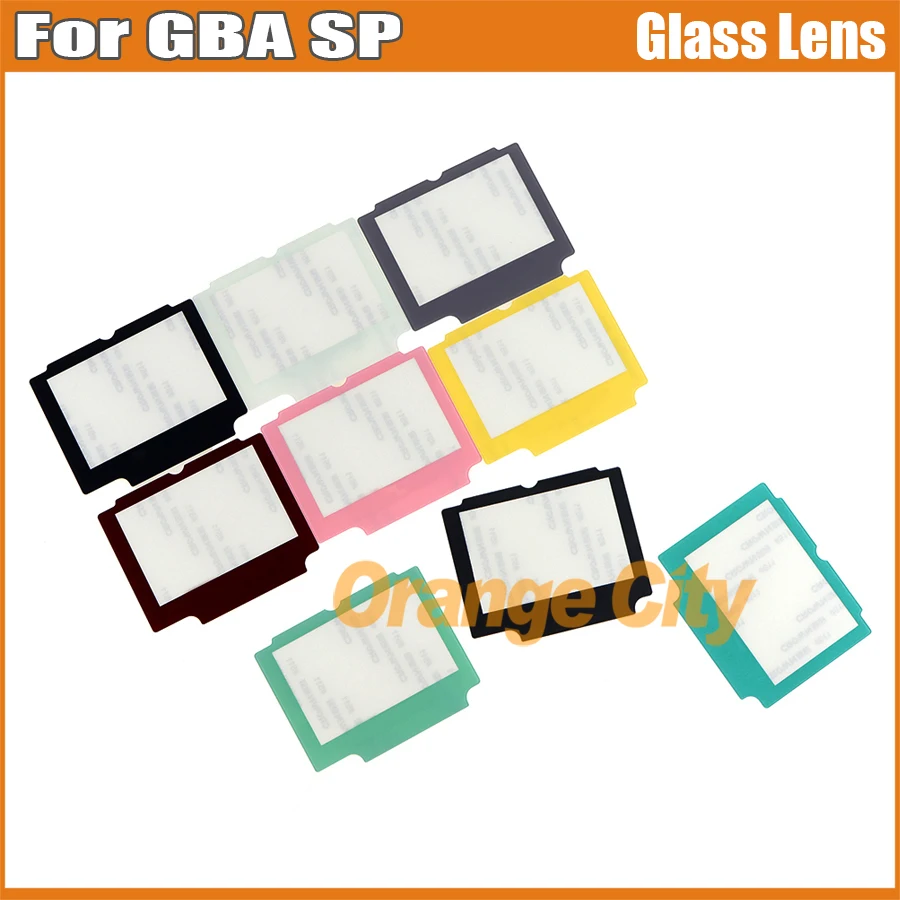 For GBA SP For Gameboy Advance SP Multi Color Glass Lens LCD Screen Glass Lens Protection Panel