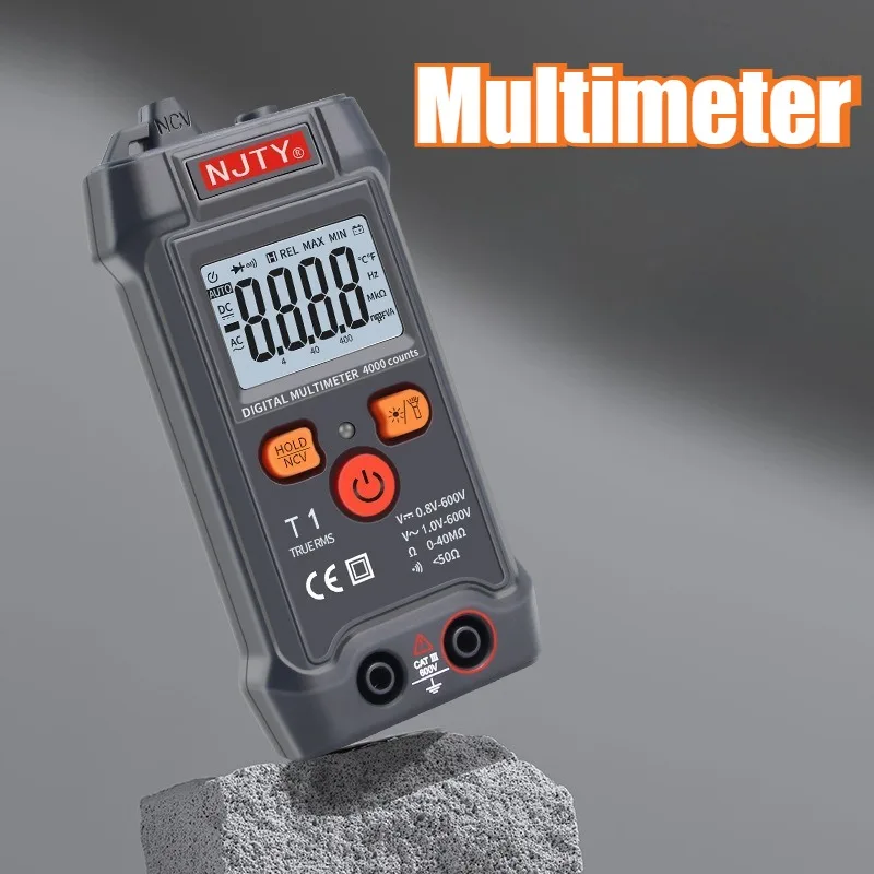 Portable Full Intelligence Multimeters Fully Automatic Small-sized Household Multimeters Professional Electrical Instruments