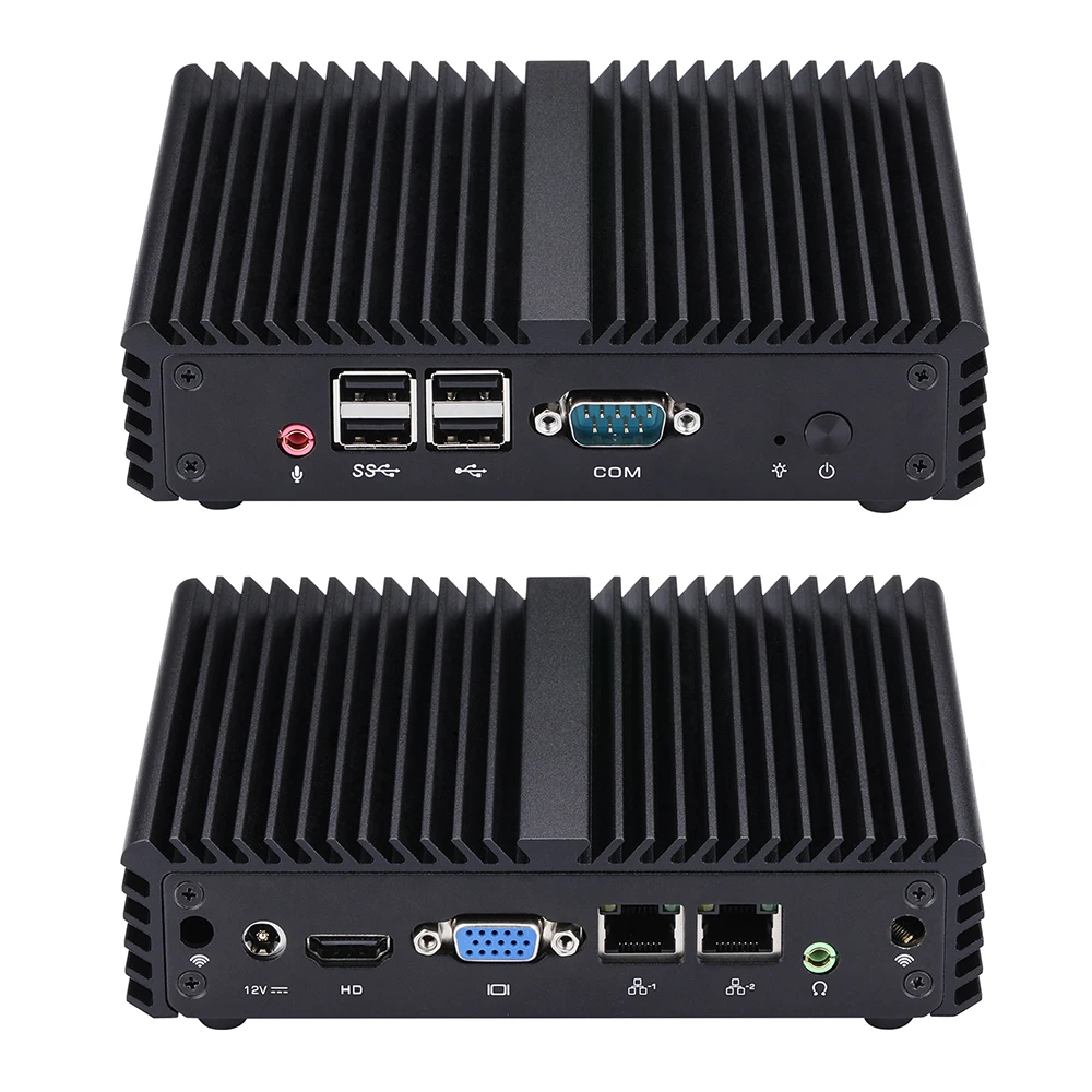 Qotom Mini PC Q200S Core i3 i5 with 2 Gigabit LAN Computer
