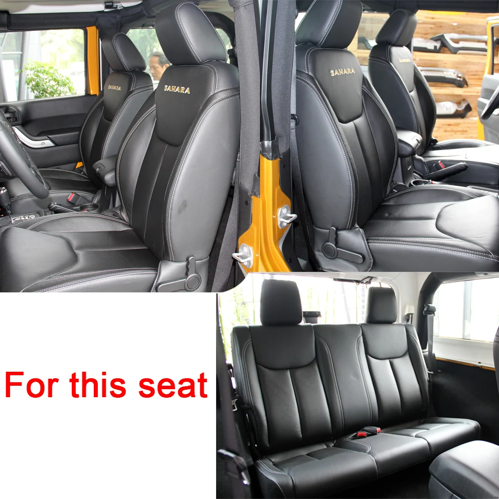 Car Special Seat Cover For Jeep Wrangler 2 Door JK 2013 2014 2015 2016 2017 Auto Seat Covers for Sport Sahara Rubicon Freedom