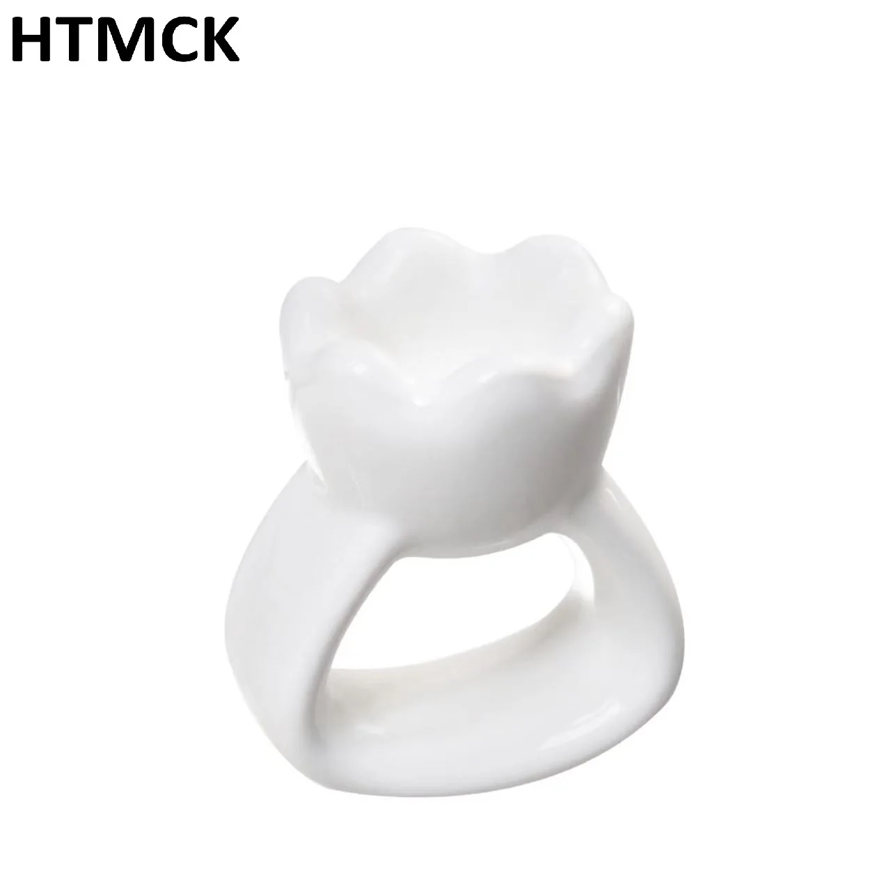 HTMCK Massage Gua Sha Plate Ceramic Guasha Massage Board Ring Shape, Compact Ergonomic for Face Head Shoulder Knee Massage