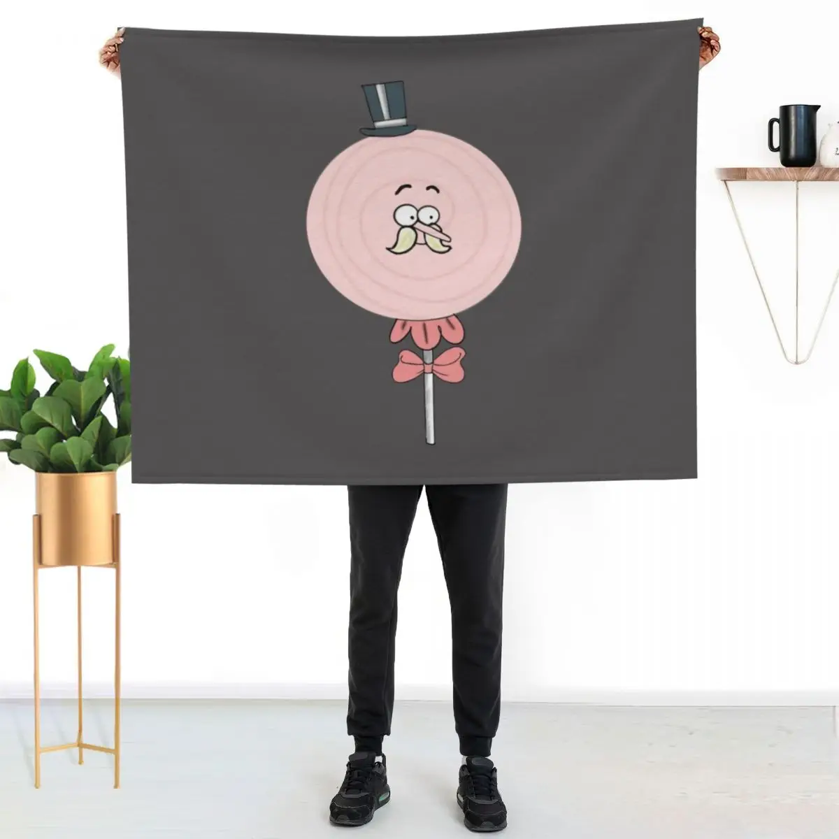 

The Lolli-POPS Throw Blanket Flannel Fleece Soft Warm Throw Blanket