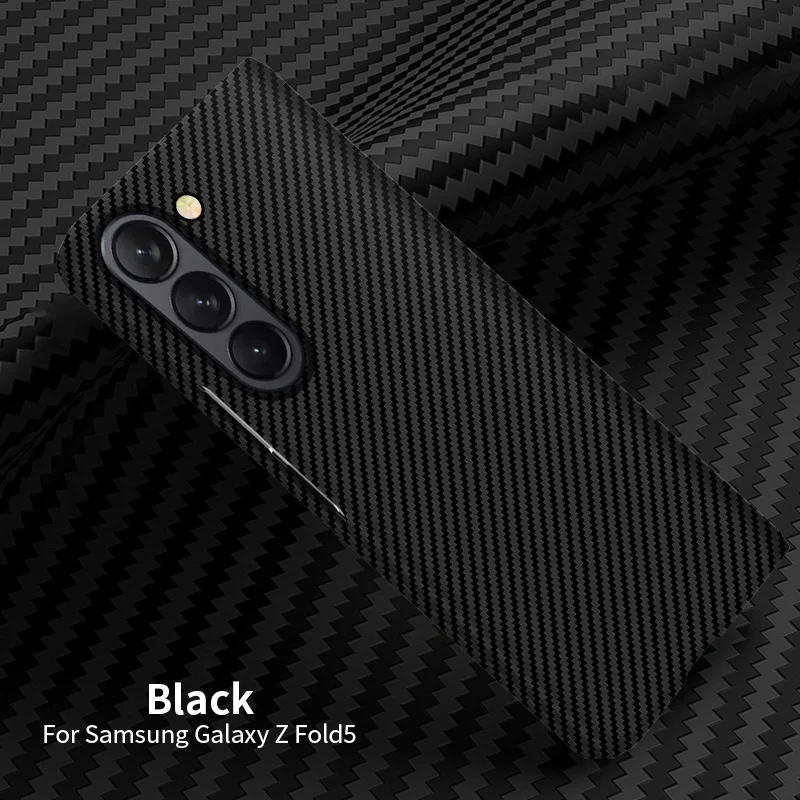 For Samsung Galaxy Z Fold5 Case Hard Carbon Fiber Slim Skin Protective Back Cover Case For Samsung  Z Fold5 Phone Shell