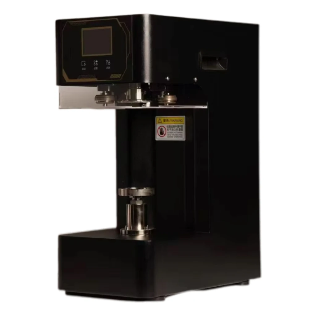 

Semi Automatic Electric Beverage Sealing Machine Easy To Operate Higher Cost Performance Metal Can Sealing
