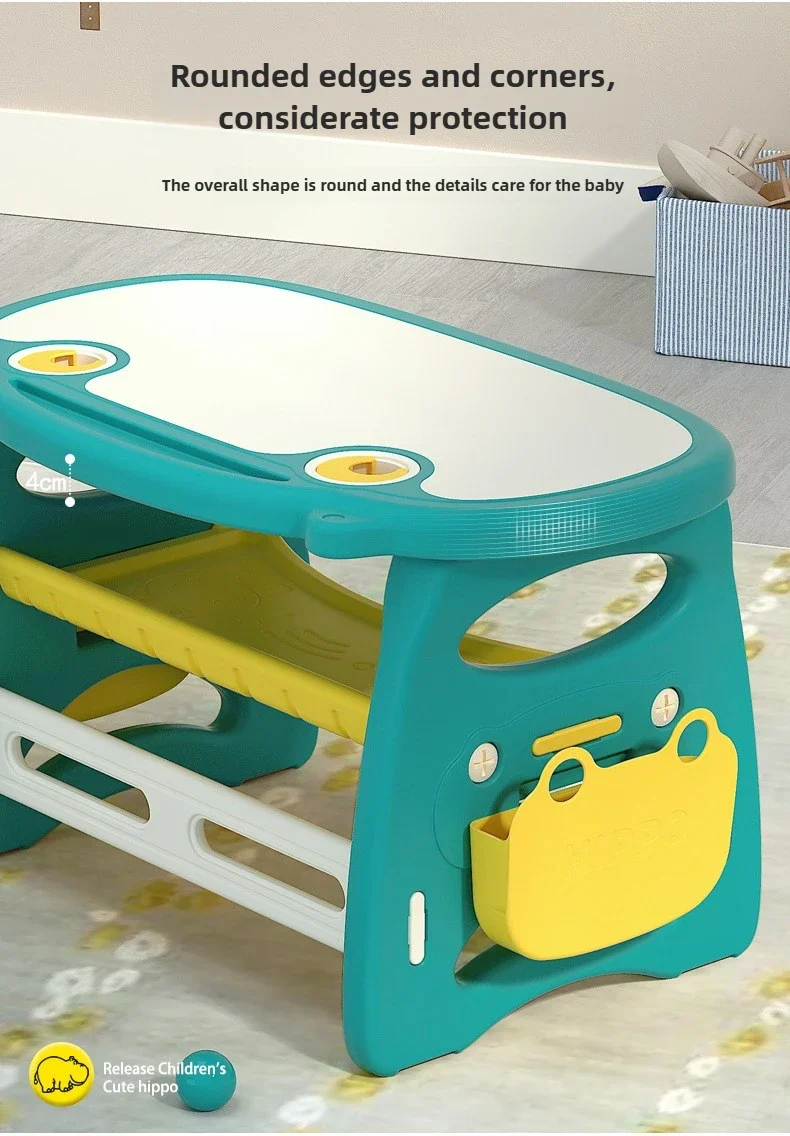 مكاتب الأطفال، طاولات الدراسة، الكراسي، مكاتب الكتابة، نماذج بسيطة للاستخدام المنزلي، ارتفاع قابل للتعديل، طاولات رسم للأطفال #3