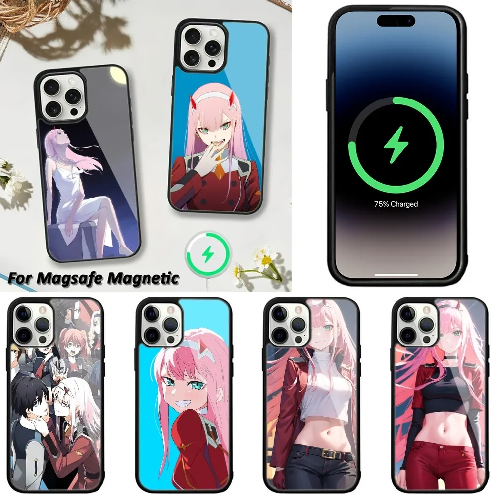 Darling in the F-Fran Phone Case For iPhone 15,14,13,12,11 Pro Max Plus Cases Wireless Charging