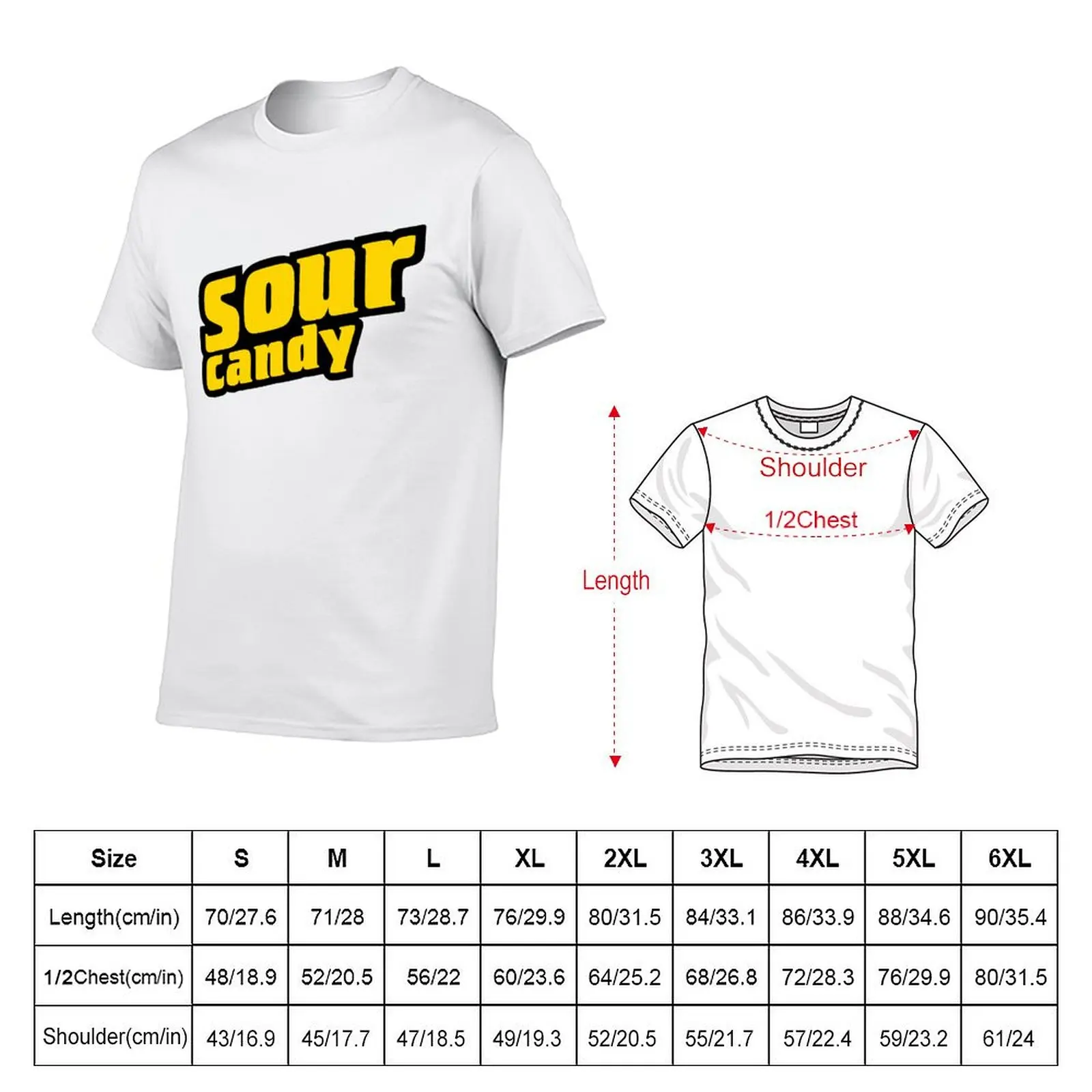 Sour Candy For Fans T-Shirt man t shirt luxury graphic t shirts for man man t shirts graphic T-shirt