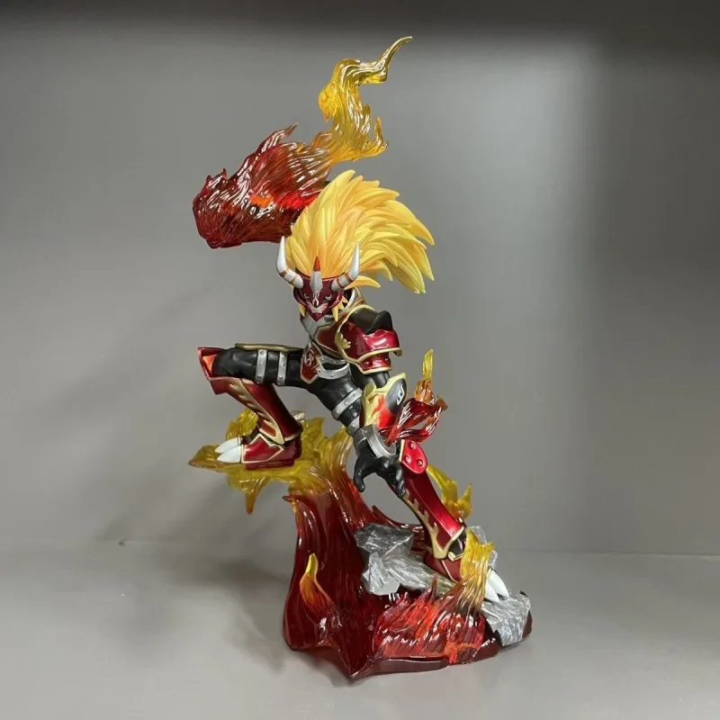 

Digimon Anime Figure Zombie Car Agnimon Model Garage Kit Action Doll Ornaments Kanbara Takuya Statue Children Toys Birthday Gift