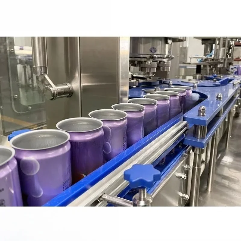 Customized Full‑Automatic Carbonated Drink Beer Sparkling Water Aluminum Can Filling Sealing Production Line Packaging Machine