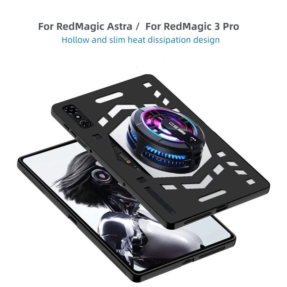 

Hollow&Slim TPU Case For RedMagic Astra 9.06" Cooling Funda,Heat Dissipation Soft Protective Cover Protector For RedMagic 3Pro