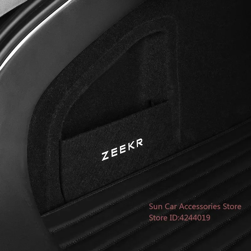 For ZEEKR 001 2021-2024 Trunk Baffle Storage Box Storage Baffle Interior Modification Car Accessories