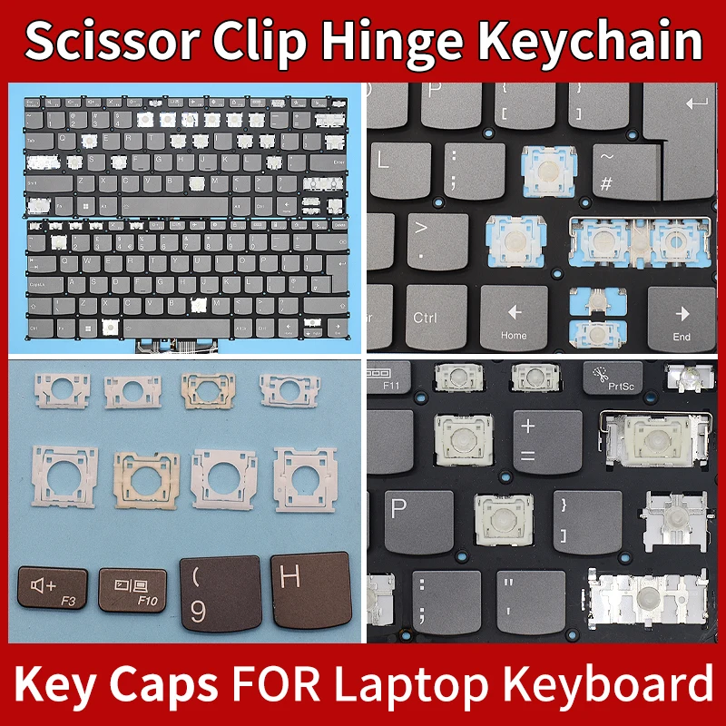 Keycaps de substituição para Lenovo Yoga Slim, Scissor, Clip Hinge, Keychain Keyboard, 7-14ARE05, 7-14IIL05, 7-14ITL05, PR4SB Keys, Key Cap