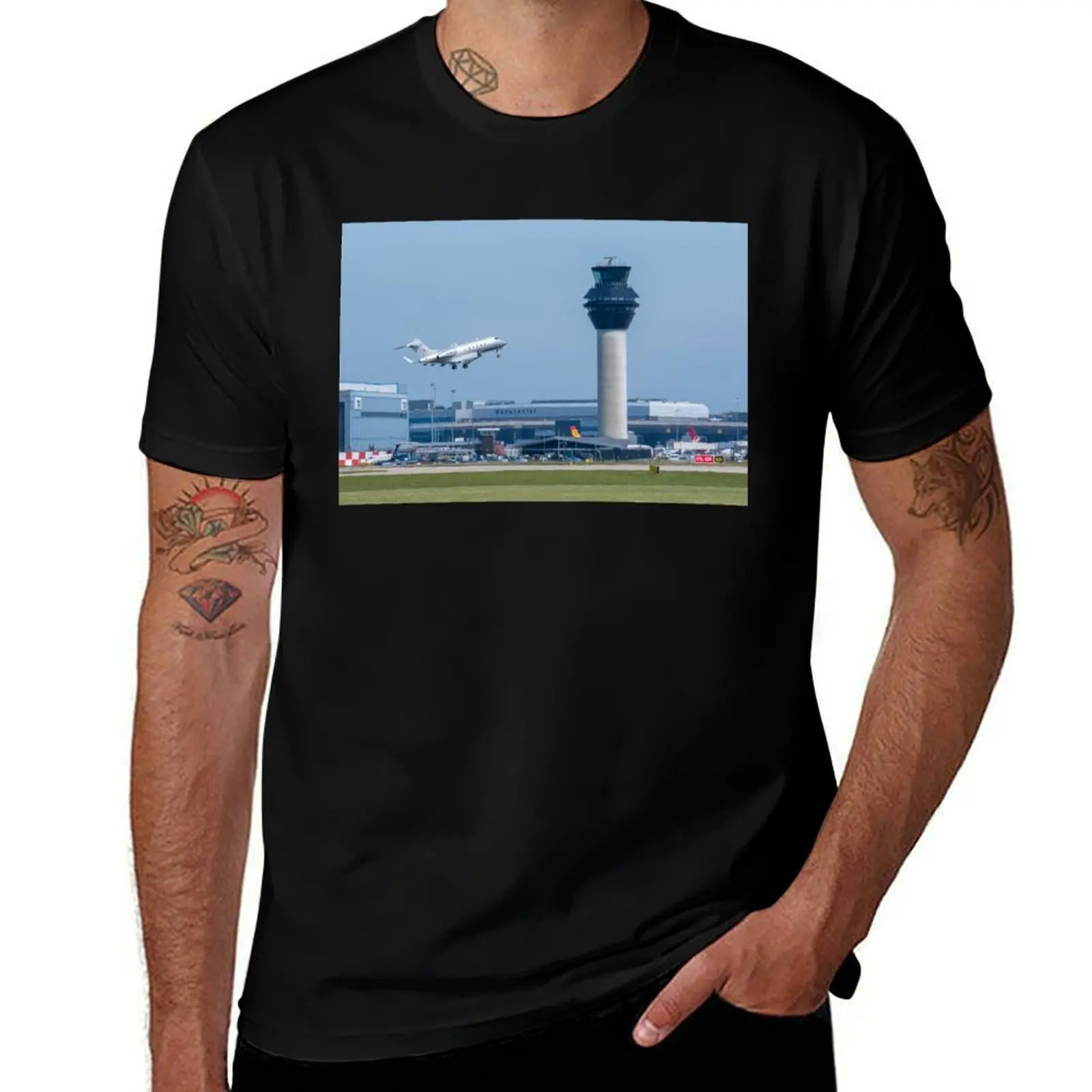 

MAN to ATH VistaJet Bombardier Challenger 350 T-Shirt essential t shirt for a boy vintage blacks t shirts for men graphic