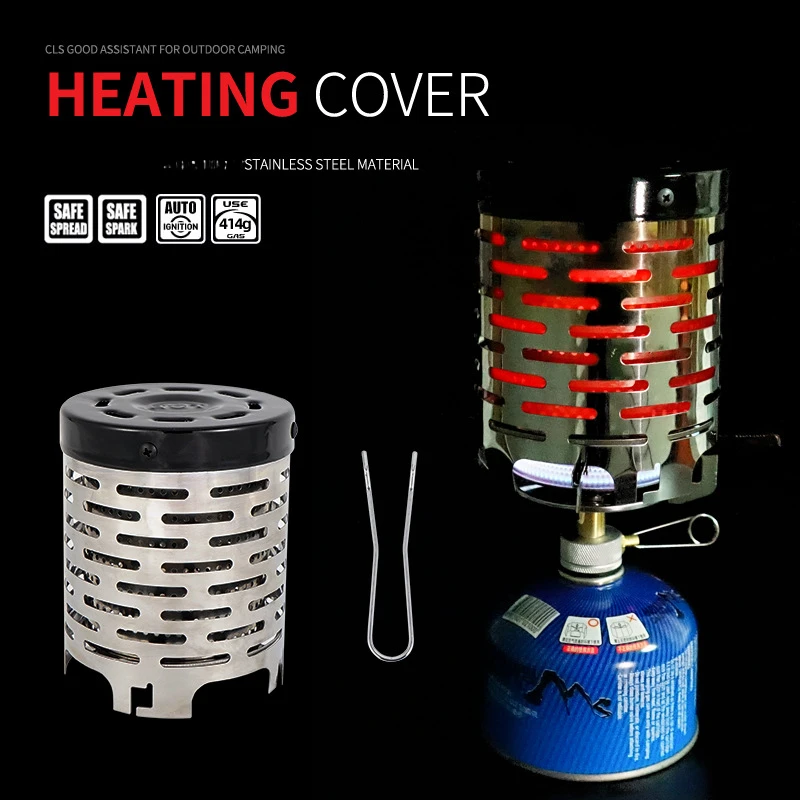 

Outdoor Camping Heating Cover,Autumn and Winter Mini Heating Stove,Infrared Tent Heater,Portable Stainless Steel Heating Cover