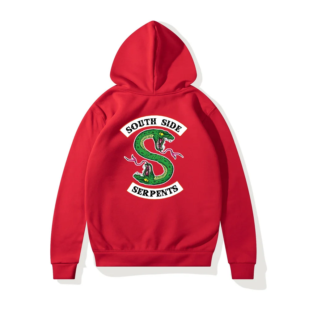 Hip Hop Riverdale South Side Serpents Women Hoodies Fleece Woman Harajuku Pullover Male Y2K Unisex Hoody Clothes Streetwear