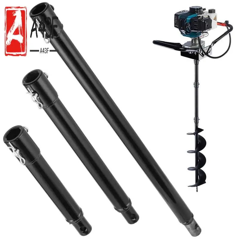 

A43F-3 шт. удлинительные сверла для шнека, удлинитель сверла для шнека заземления с валом 3/4 дюйма, удлинитель для садового спирального сверла