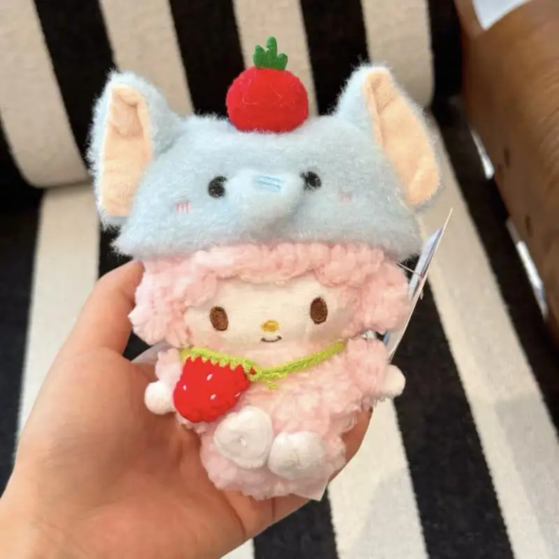 Sanrio – porte-clés poupées de Piano doux, costume Koala Kawaii, petit agneau, jouets en peluche, pendentif, sac à dos pour filles, décoration, cadeaux d'anniversaire