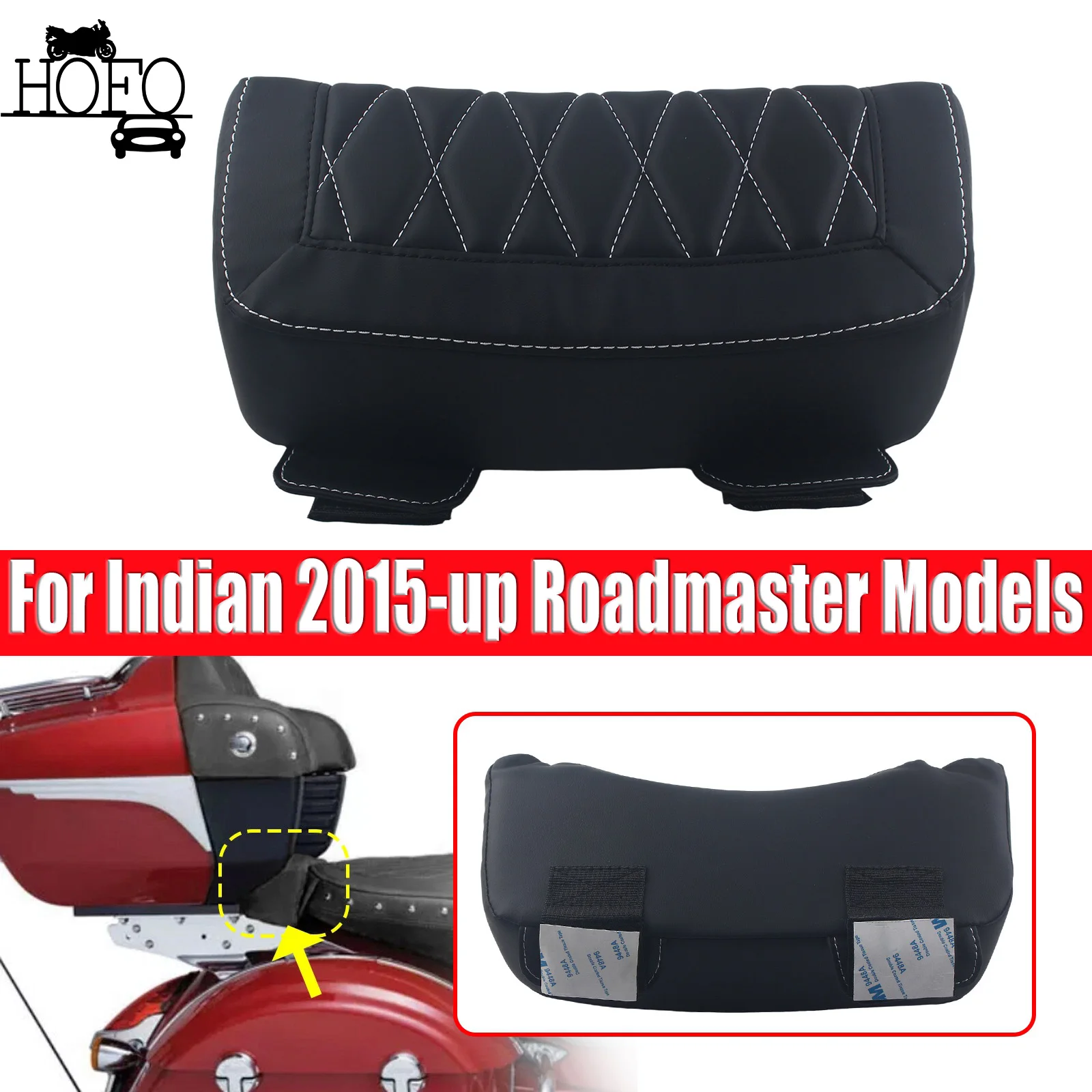 

For Indian 2015-up Roadmaster Models & '14-up Chieftains Models Motorcycle Rear Seat Trunk Filler Pad