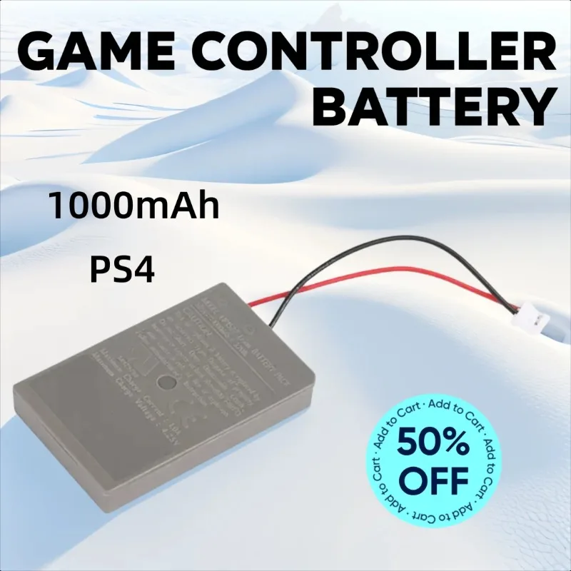 

PS4 1000mAh Game Controller Battery for Sony PlayStation PS4 Pro PS4Slim Dualshock 4 Wireless Gamepad Replacement Batteries