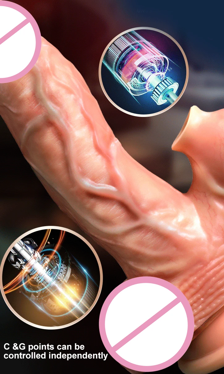 قضيب اصطناعي واقعي بأمتصاص الكوب الهزاز قضيب ارجوحة لشد القضيب العاب جنسية للنساء قضيب اصطناعي مرن بتحكم عن بعد #2