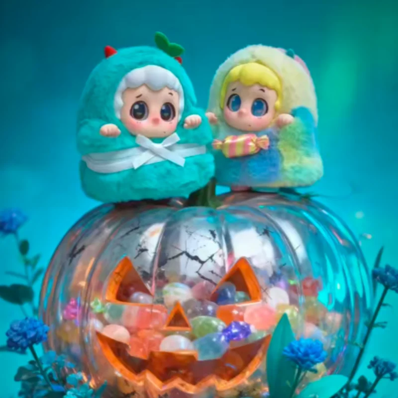 ตุ๊กตาไวนิลน่ารักแท้ๆ แบบกล่องสุ่ม ของตกแต่งกระเป๋าธีมฮาโลวีน ของเล่นปริศนา ของเล่นสุดฮิตจากซีรีส์สตรีท ของขวัญสุดเทรนดี้