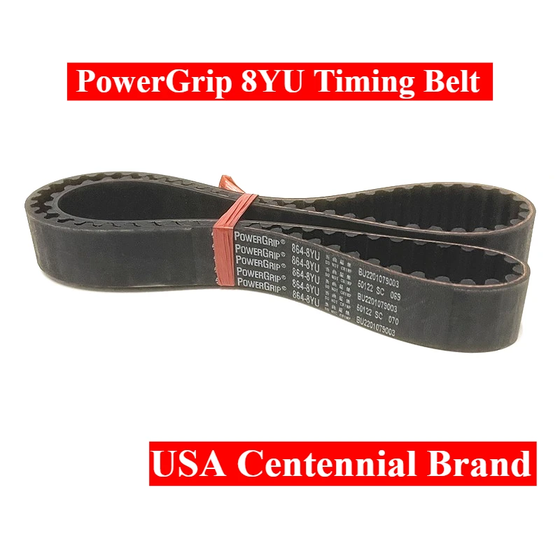 

1768-8YU 1776-8YU 1784-8YU 1808-8YU 1816-8YU PowerGrip 8YU Machine Transmission Timing Belt U.S.A Variator Main Shaft Belt