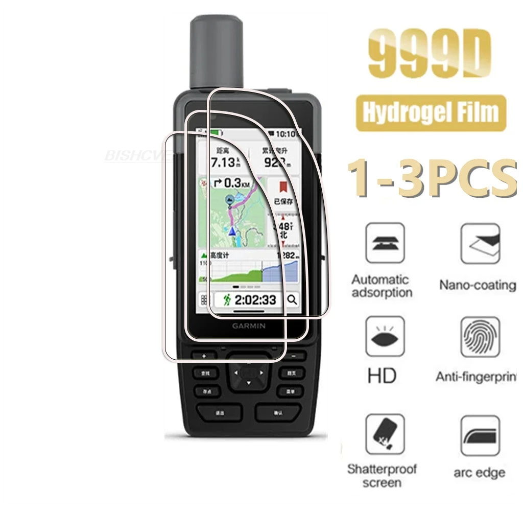 

1-3 шт. для Garmin GPSMAP H1 GPSMAP H1i Plus GPS-навигатора, 3,5-дюймовая гидравлическая гидрогелевая пленка, полностью защитная пленка для экрана